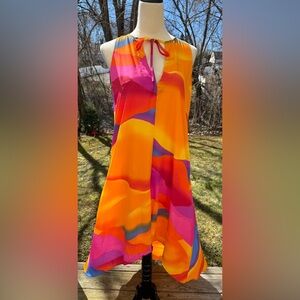 Buddy Love Campbell Sunset High-Low Sleeves Maxi Dress Size Small NEW WITH TAGS